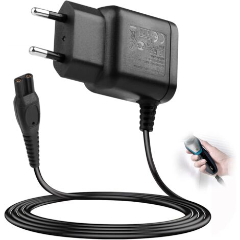 15V 0.36A 5.4W HQ8505 Chargeur Rasoir pour Philips 5000 MG5750 MG7790, MG7770, BG5020, Adaptateur Rasoir pour MG7720 Série, Tondeuse Barbe BG5020 avec Cordon d’Alimentation 1 M (1/5)