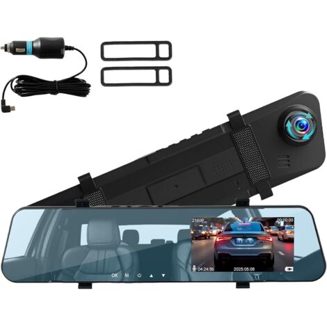 Dashcam Voiture 4K,Camera Embarquée Voiture,Vision Nocturne Infrarouge, Enregistrement en Boucle,Moniteur de stationnement,Grand Angle 170° Dashcam avec G-Capteur,Camera Voiture (1/5)