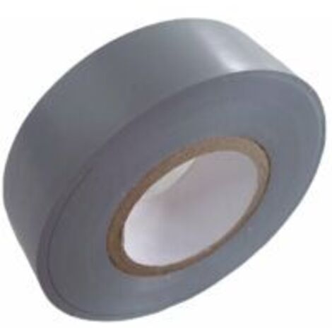 Ruban adhésif isolant électrique Rouleaux isolation thermique PVC pour réparation voiture, vélo, bricolage, gaine électricien, Haute qualité 30m x 18mm Couleur Gris argenté Lot de 1 Rouleau (1/5)