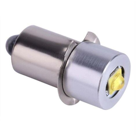 Mise à niveau de l'ampoule de lampe de poche LED, 5W 6-24V P13.5S Pièce de rechange d'ampoule de lampe de poche haute luminosité LED Lampe de travail d'urgence pour lampe de poche Torche (1/4)