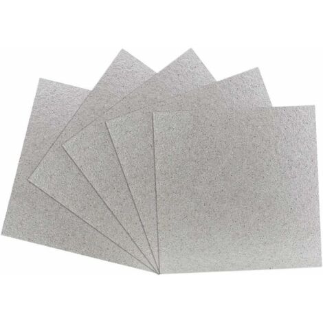 5Pcs Plaque à Micro-ondes Couvercle de Guide d'ondes Plaque de Mica Universelle pour Four à Micro-Ondes Feuille de Mica 1210cm Facile à Découpé pour Réparer Micro-Ondes (1/5)