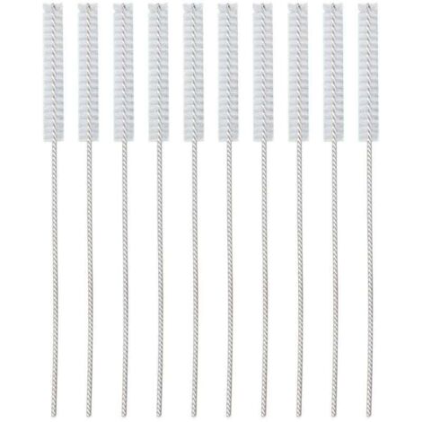 10 pièces 2.5mm aide auditive évent brosse professionnel Nylon cheveux aide auditive Tube outil de nettoyage accessoire Brosse de nettoyage (1/4)