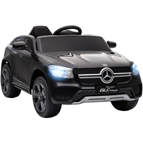 Voiture électrique enfants, véhicule électrique 12V, télécommande 2,4G, 3 vitesses, démarrage lent, 105x68x50cm, noir