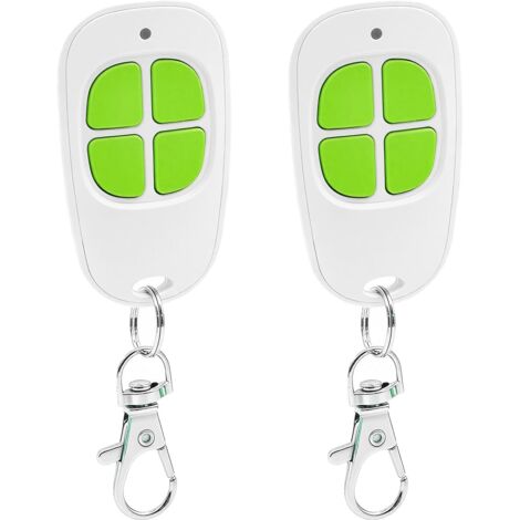 433,92 MHz Télécommande,AAM0094 AAM0121 AAM0135 AAM0133 AAM0085 Telecommande Portail, 4 canaux Bip Portail Porte De Garage,Lot de 2 (1/5)