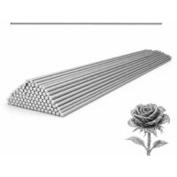 50pcs Fils à acier Ressort 1mm x300 mm, Fil d’acier à ressort 1mm pour bricolage Modélisme automobile Modélisme aérien (1x300mm 50pcs)