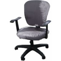 chaise de Bureau Ordinateur Covers, Split Stretchable siège Housse Lavable et Amovible Rotating Chaise Housse de Protection