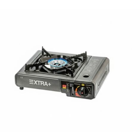 EXTRA+ Hornillo Cocina Gas Portátil, Compatible Cartuchos B-250