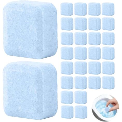 30 x Toilet Bowl Cleaning Tablets, Toilet Cleaner, Extra Strong Toilet Cleaner, Powerful Cleaning for Toilets and Urinals, Toilet Tablets for Toilets and Urinals (1/5)