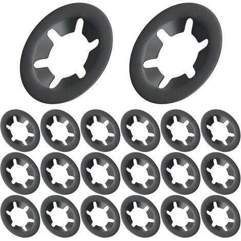 20 Pièces Rondelle, Rondelle de Blocage, 3mm I.D, 10mm O.D Rondelles Internes, Rondelles À Verrouillage pour Machines et Equipement