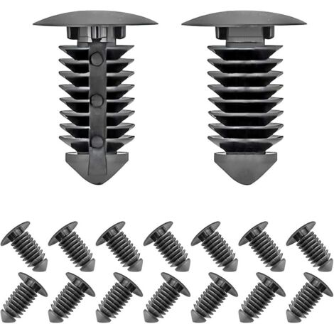 20 Pièces Clips de Fixation pour Pare-chocs Auto, Rivet en Plastique pour Trous de 10 mm, Compatible avec la Plupart des Voitures (1/5)