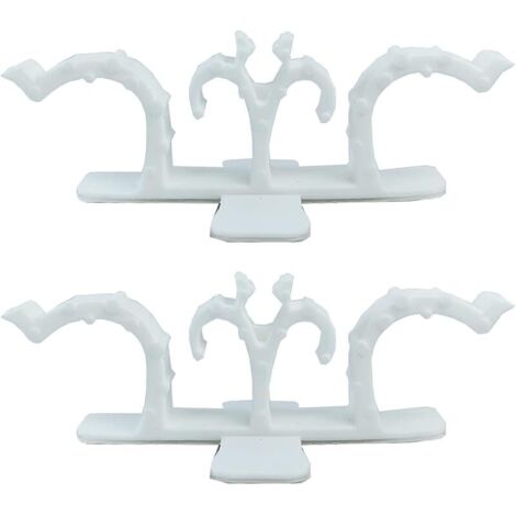 4 Pièces Enrouleur de Fil pour Appareils de Cuisine, Organiseur Cordon pour Appareils, Emballeur de Cordon Autocollant pour Mixeurs Cafetière, Autocuiseur, Friteuse à Air -Blanc (1/5)