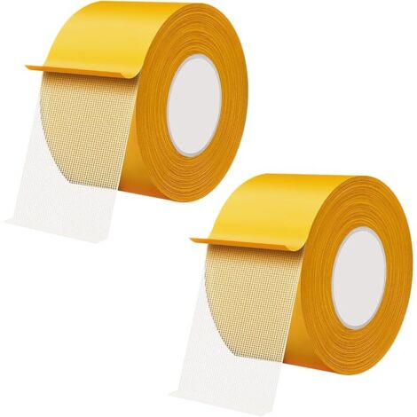 2 Rolls Ruban Adhésif Double Face, 50mm x 20m Ruban en Auto-Adhésif, Sans Trace Multifonctionnel pour Moquette, les Sols, les Murs (1/5)