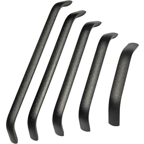 2 Pièces Poignee de Meuble Cuisine Noir, Tirer Entraxe 320mm, Poignées en Alliage D'aluminium, pour Bureaux Tiroirs Armoires
