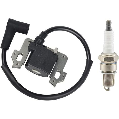 Bobine d'allumage de rechange avec bougie d'allumage compatible avec GC135 GC160 GC190 GCV135 GCV160 GCV190 Compatible avec 0500-ZL8-004