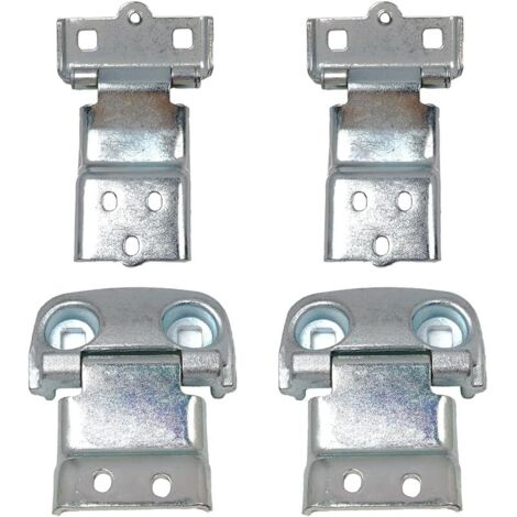 1388883080 Lot de 4 charnières de porte arrière supérieure gauche droite Accessoires de charnière 180° 1388883080 Compatible avec Ducato 250 Jumper Peugeot 0t Boxer Charnière de porte remplace (1/5)