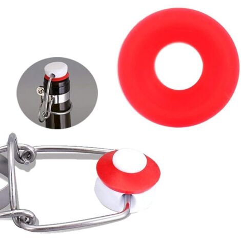 25 Pcs Joints en Silicone Rouge pour Bouteille Limonade Grolsch Swing Flip Top - Accueil Brew Bière Sceaux (1/5)