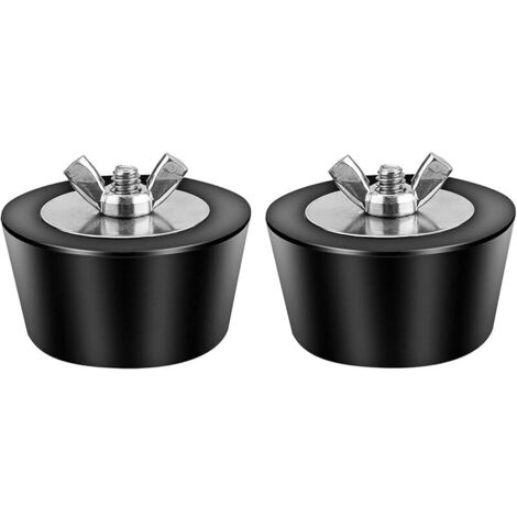 Bouchon Hivernage Piscine, 2 Pièces Bouchons d'hiver en Caoutchouc Bouchon Conique D'hivernage la Corrosion, Bouchon de Retour de Piscine Durable pour Les Piscines (51 MM)
