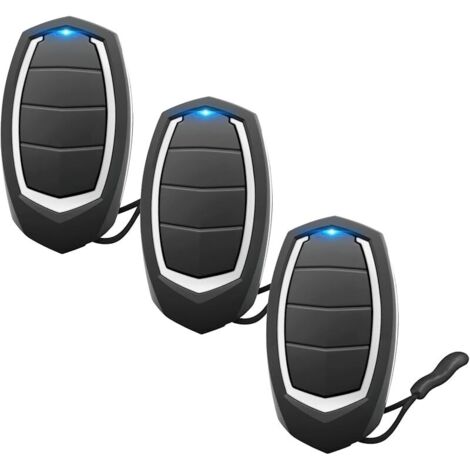 433,92 MHz Telecommande Portail, 4Canaux Bip Portail Porte Compatible avec MOTORLINE Falk MX4SP MXS4SP MX5SP RCM DSM, 3PCS