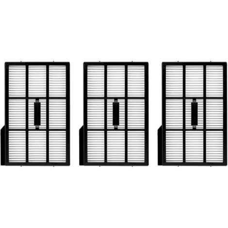 Lot de 3 filtres HEPA de rechange Omni E28 compatibles avec aspirateur robot Eufy Omni E28/Omni E25, filtre vertical, filtres à cartouche, filtres à vide, kit d'accessoires