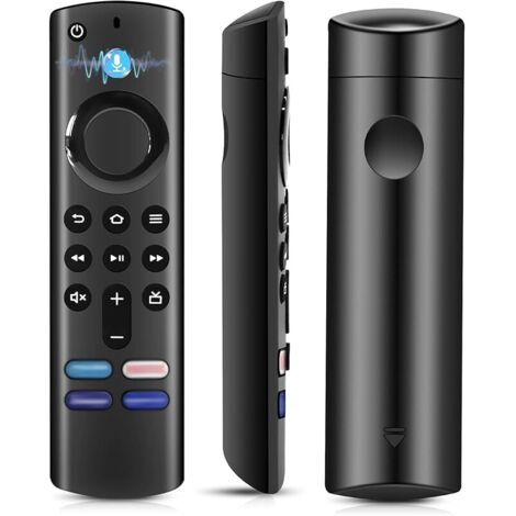 Télécommande vocale de Remplacement de la 3ème génération, Smart TV télécommande de Remplacement avec Fonction vocale, Convient au Smart TV 2 gen & 3 gen & 4K & Lite