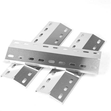 Lot de 3 Cache-brûleurs universels en Acier Inoxydable 39,5 x 12,5 cm pour Enders Kansas 3 & 4, Landmann Triton 3.1, Landmann Avalon, Campingaz Woody 3 LX, Landmann 12739