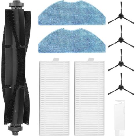 Kit d'accessoires pour 360 S8, S8 Plus, pour 360 Botslab S8 Plus, pour Rowenta X-plorer Serie 75 S+ RG8597W, pour EZVIZ RE4 / RE5 Plus Robot Aspirateur Pièces de Rechange