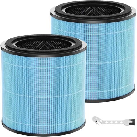 AP0601 Lot de 2 filtres de rechange pour purificateur d'air AIRTOK AP0601 4 en 1 H13 de rechange HEPA Filtre à charbon actif (1/5)