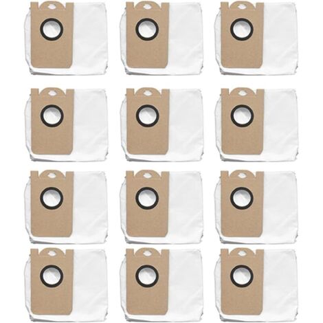 Lot de 12 sacs à poussière de rechange pour aspirateur robot Proscenic M7 Pro M8 Pro (1/5)