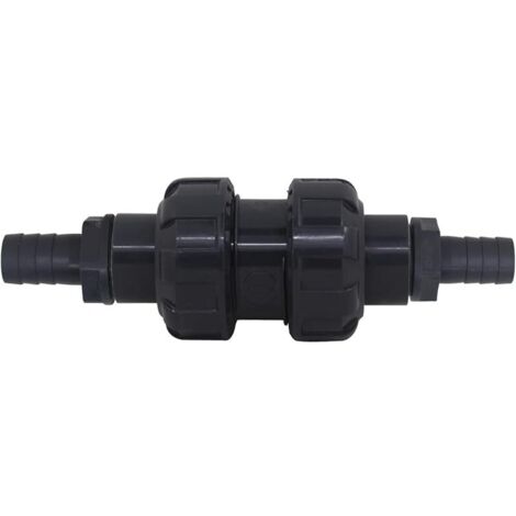 Clapet anti retour a boule clapet antiretour en pvc valve unidirectionnelle soupape vidange piscine (1/4)