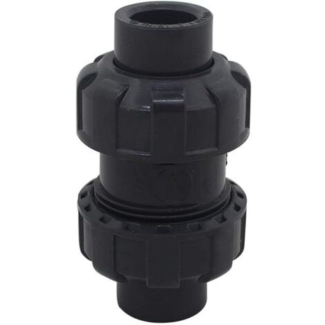 Clapet anti retour a boule 20 25 32 40 50 63mm clapet piscine clapet antiretour anti refoulement pvc vanne soupape anti retour (Diamètre intérieur 25mm) (1/5)