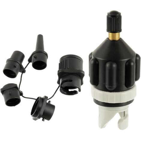 Adaptateur de Pompe Sup, Adaptateur Pompe Kayak Embout, Adaptateur de Valve pour Sup Paddle Gonflable Bateau Pneumatique Kayak (1/5)
