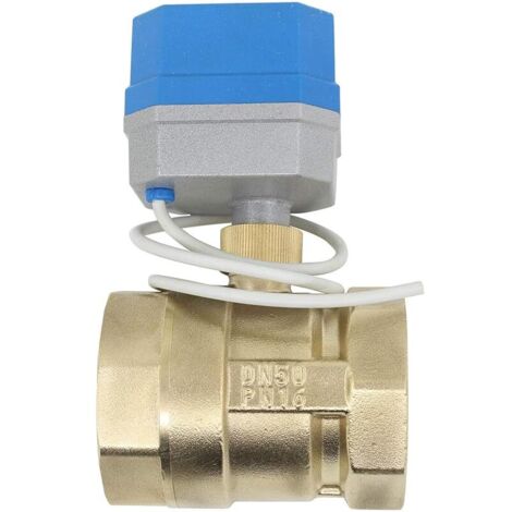 Vanne 2 voies motorisee electrovanne 220v vanne spherique electrique 1/2 3/4 1 1-1/4 1-1/2 2 pouce (DN50-2 pouce)