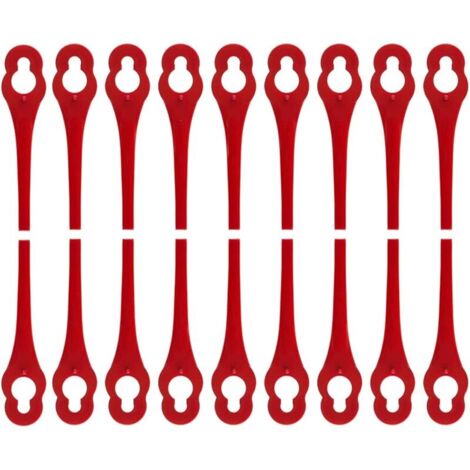 100 pièces lames de rechange compatibles avec coupe bordure IKRA IART 2520, lames en nylon pour IAT 20-1M (1/5)