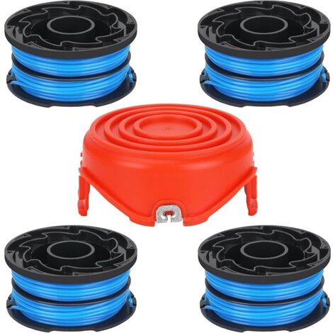 Bobine de fil double A6441 A6441-XJ A6442 compatible avec les coupe-bordures Black+Decker GL315, GL337, GL350, GL650, GL651, GL652, GL653, GL655, GL656, GL660, longueur 12 m, diamètre : 1,5 m (1/5)