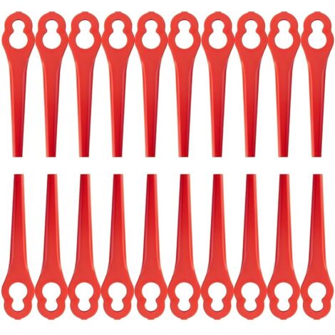 Lot de 100 Lames de Rechange Compatible pour Einhell Coupe-Bordures BG-CT 18 Li, RG-CT 18/1 Li, GE-CT 18 Li, GC-CT 18 / 24Li,Lames Plastique Compatible pour Einhell sans Fil (1/5)