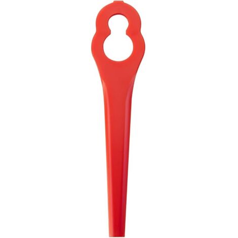 Lot de 60 lames de rechange PA6 compatibles avec Einhell coupe-bordures GE-CT 18 Li, GC-CT 18/24 Li, BG-CT 18 Li, RG-CT 18 Li, lames en plastique compatibles pour Einhell coupe-bordures sans fil