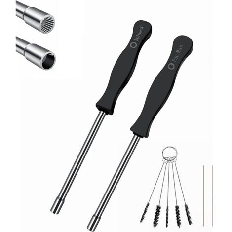 Outils Réglage Carburateur 21 Dents Spline & Pac Man pour Husqvarna Poulan Ryobi Stihl Echo  Tournevis Moteur 2 Temps Débroussailleuse Tronçonneuse Souffleur