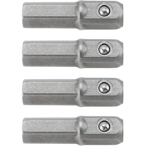 RCAWD Lot De 4 Adaptateurs De Moyeu Hexagonaux 14 Mm Pour ARRMA 3S Et Mega550 – Alliage Usiné Rouge