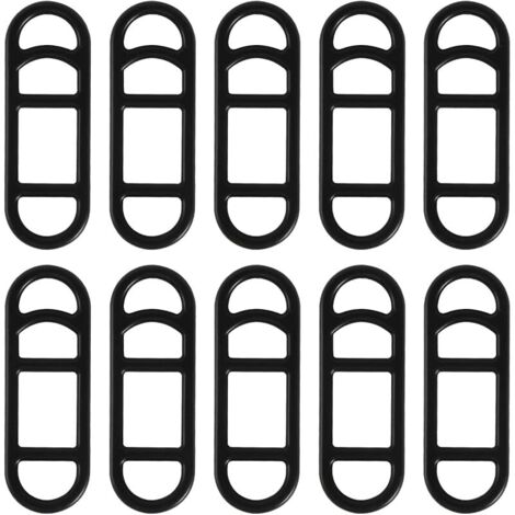 Bande de Silicone pour Vélo, 10 Pièces Vélo Silicones Bands, Bande de Fixation pour vélo Support de Guidon en Silicone pour Lampe de Poche LED Lumière de Vélo