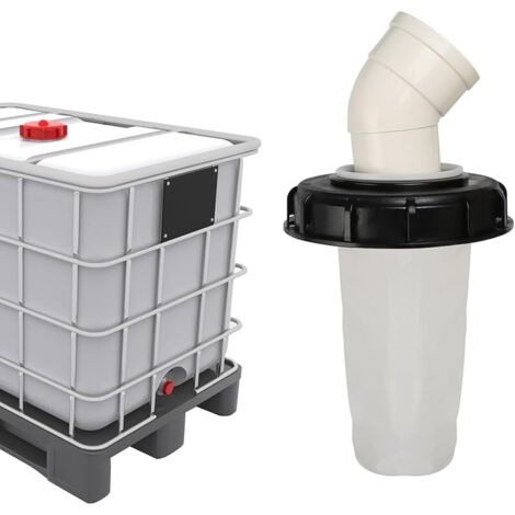 Filtre Couvercle IBC, 163mm Filtre Couvercle IBC Nylon Filtre eau de Pluie Lavable avec Couvercle, Accessoires Réservoir IBC Couvercle IBC Avec Filtre pour Réservoir eau de Pluie IBC DN 150 (1/5)