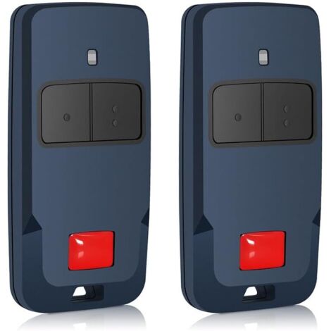 Lot de 2 télécommandes 433 MHz pour Mitto COOL C2,Mitto 2 Mitto 2A, Mitto B RCB 02, TRC1, TRC2, TRC3, Rolling Code - 2 canaux