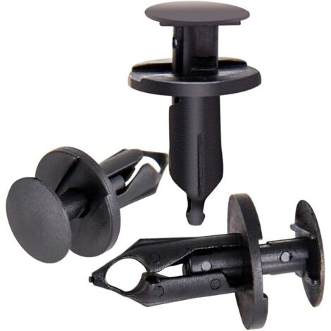 Rivets Clip de Fixation de Voiture 120Pcs: 8mm Retenue Vehicle Clips Rivets en Plastique, Fixation de Carrosserie Garniture de Voiture (1/5)