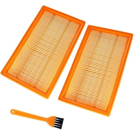 Lot de 2 filtres plissés plats pour aspirateur Würth/Würthmaster Automatic ISS 35, ISS 35-S, ISS 45 M, ISS 55 M, ISS 55 S, ISS 30-L, ISS 40-M, ISS 50-L Aspirateur Filtre à air (1/5)