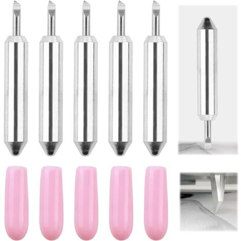 Lot de 5 Lames de Coupe pour Traceur de Découpe Cricut Joy,Lame Cricut,Cricut Joy Accessoires,Acier Tungstène Allemand de Haute Qualité,Projets de Bricolage Faciles et Amusants (1/5)