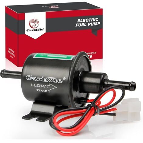 Pompe à Carburant 12v HEP-02A Pompe à Essence 2,5-4 PSI Électrique en Ligne Pompe à Carburant Haute Pression Universelle pour Essence Diesel (1/5)