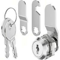 16mm serrure de boîte aux lettres avec clé différentes, verrou à came, serrures meuble, serrures placard, verrou placard, serrure casier verrous pour tiroir verrous pour porte d'armoire