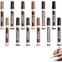 12 Pieces Furniture Repair Pencil, Furniture Touch Up Markers, Scratch Repair Markers for Wood Furniture, for Laminate Flooring and Wood Furniture (12)