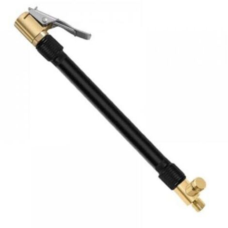 Adaptateur Valve Outils pour Valves de Pneus avec 2 Embout de Gonflage Laiton Embout Gonfleur Paddle Gonflage Valve Raccord pour Compresseur Accessoires De Pompe À Voiture Vélo Moto【30cm】