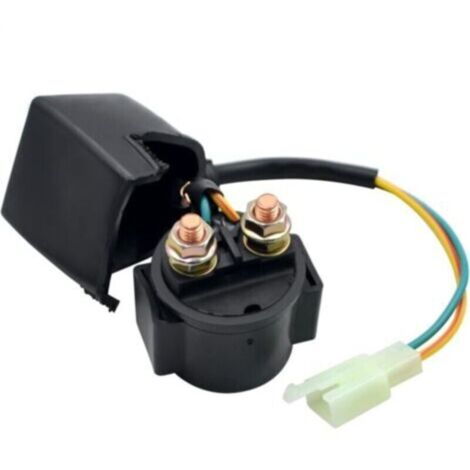 Relais 12 V Relais de démarrage de moto Quad pour GY6 50 cc 70 cc 90 cc 110 cc 125 cc 150 cc 200 cc 250 cc ATV Dirt Bike Scooter Go Kart 4 temps quatre temps