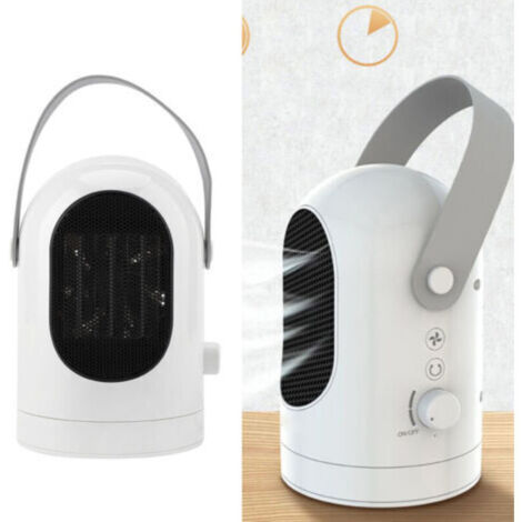 Chauffage Portable 600W, Rotation à 180 °, chauffage rapide, silencieux, pour bureau, maison, EU, 220V/50HZ (1/4)